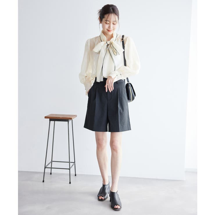 2WAY/配色リボンブラウス | ROPE' PICNIC | 詳細画像3 