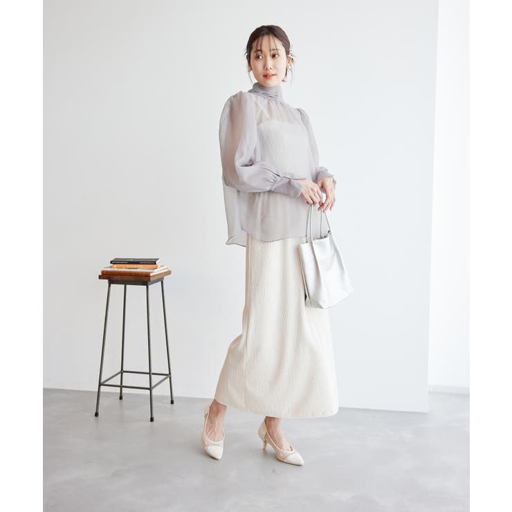 2WAY/配色リボンブラウス | ROPE' PICNIC | 詳細画像9 