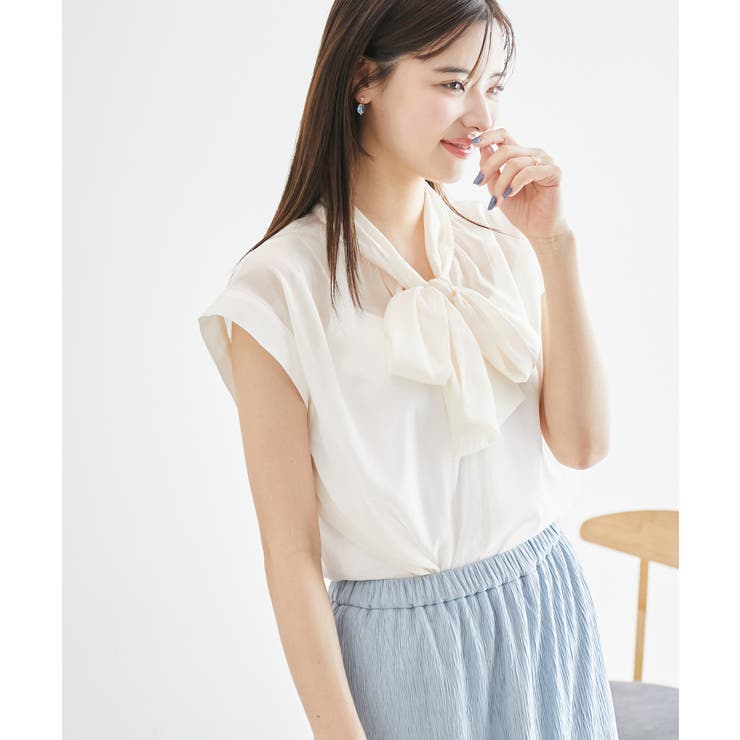 シアーリボンブラウス | ROPE' PICNIC | 詳細画像11 
