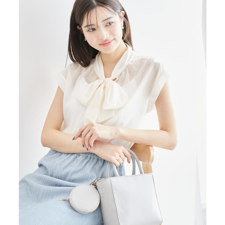 キナリ(16) | シアーリボンブラウス | ROPE' PICNIC