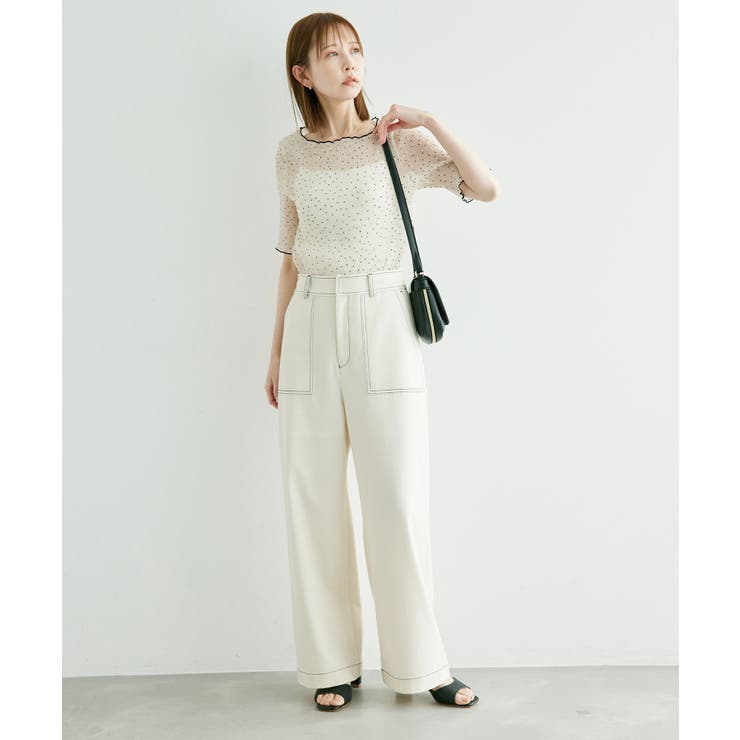 ドットシアーブラウス | ROPE' PICNIC | 詳細画像13 