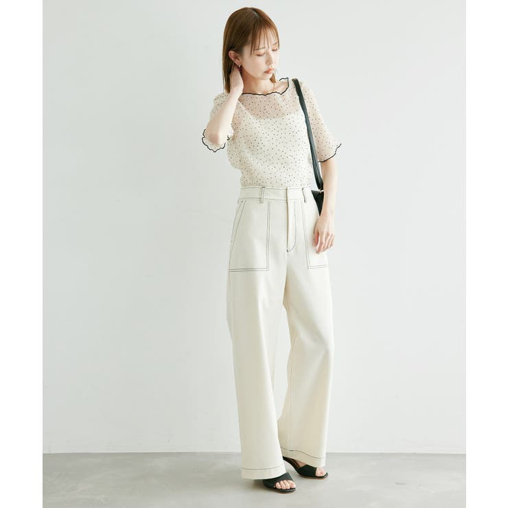 ドットシアーブラウス | ROPE' PICNIC | 詳細画像14 