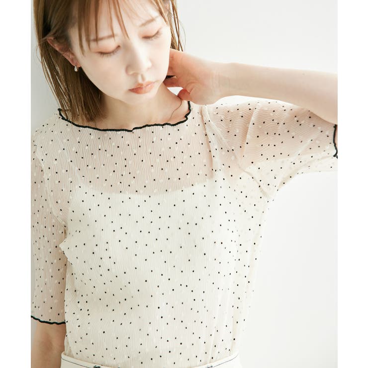 ドットシアーブラウス | ROPE' PICNIC | 詳細画像17 