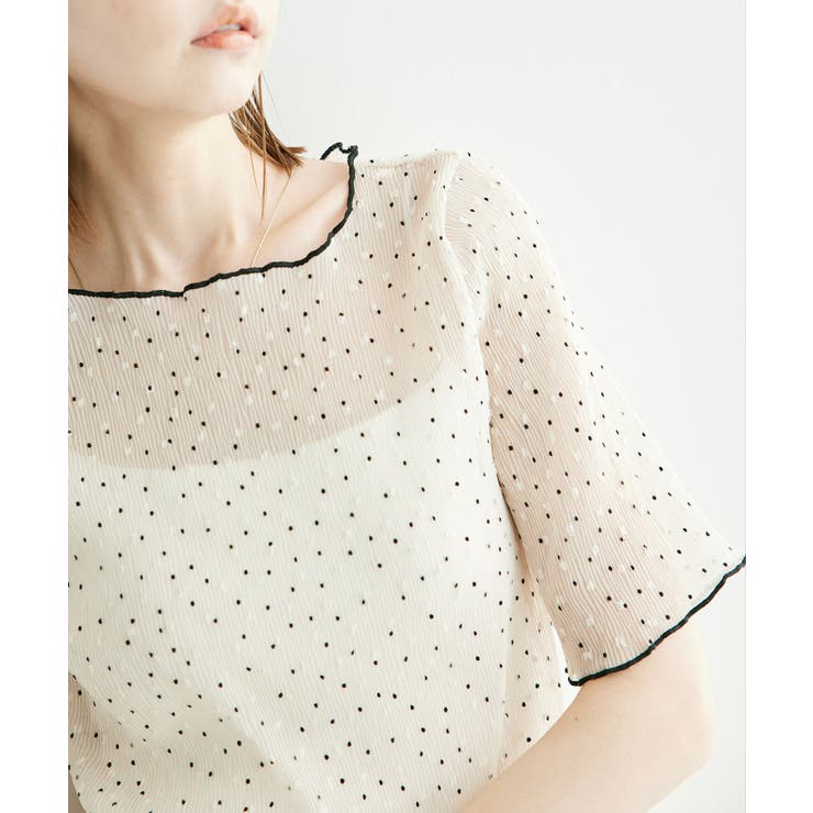ドットシアーブラウス | ROPE' PICNIC | 詳細画像18 