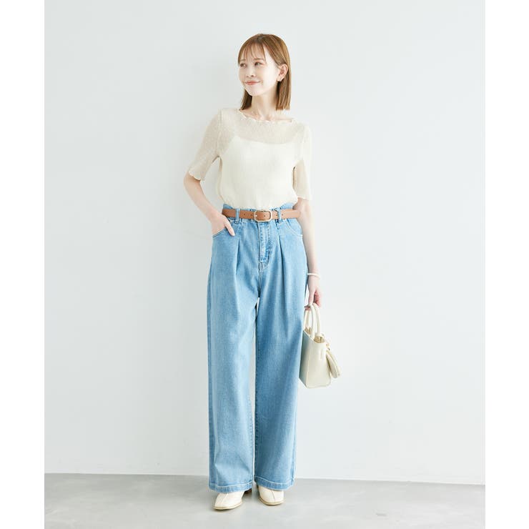 ドットシアーブラウス | ROPE' PICNIC | 詳細画像9 