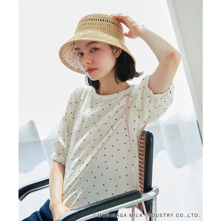 【Pino meets ROPE' PICNIC】Pinoドット柄ブラウス | ROPE' PICNIC | 詳細画像4 