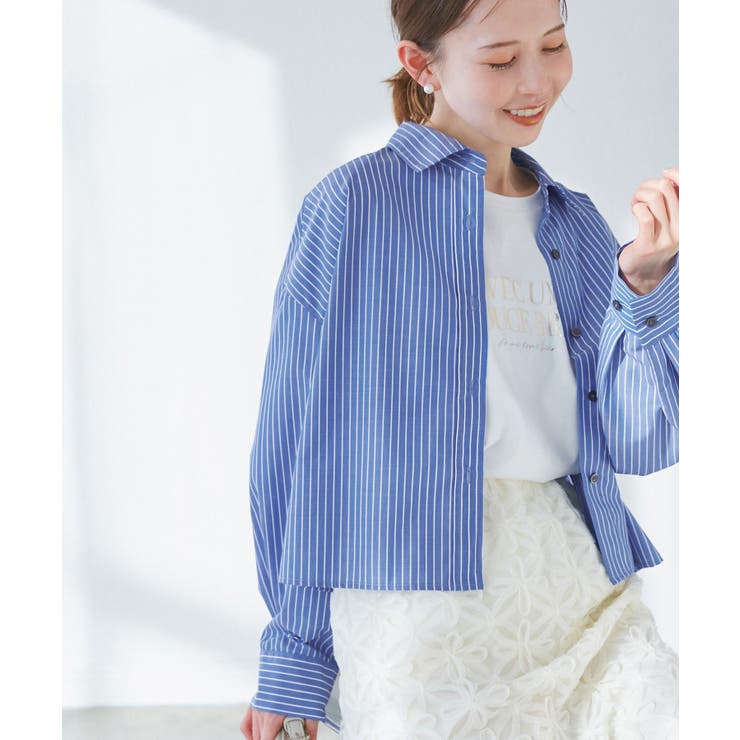 花粉ガード・防シワ/クロップドシャツ | ROPE' PICNIC | 詳細画像10 