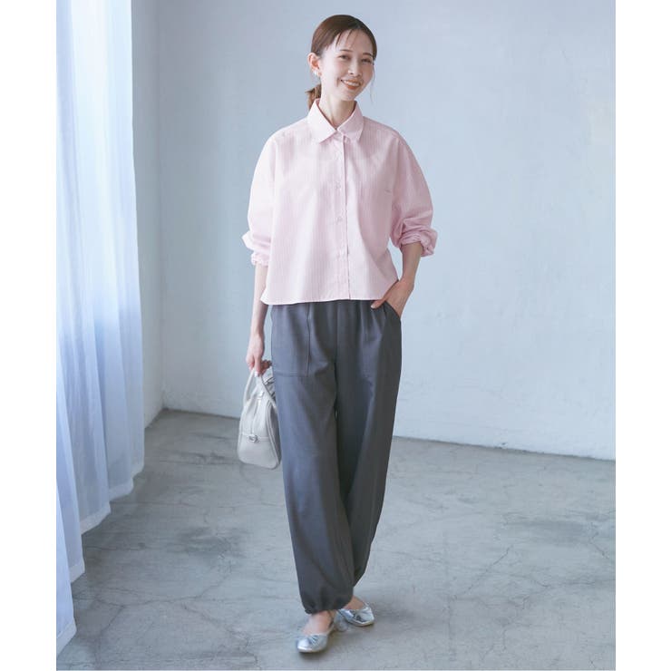 花粉ガード・防シワ/クロップドシャツ | ROPE' PICNIC | 詳細画像11 