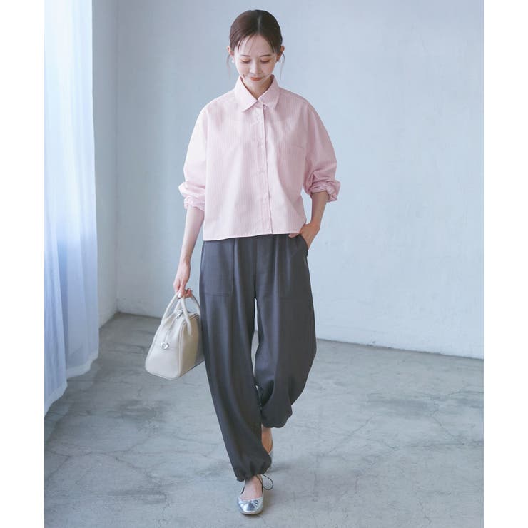 花粉ガード・防シワ/クロップドシャツ | ROPE' PICNIC | 詳細画像12 