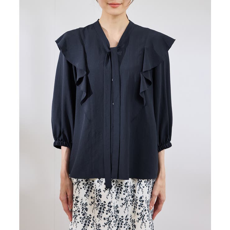 ラッフルリボンデザインシャツ | ROPE' PICNIC | 詳細画像16 