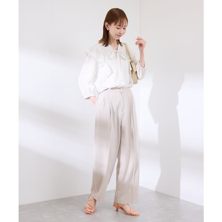 ラッフルリボンデザインシャツ | ROPE' PICNIC | 詳細画像3 