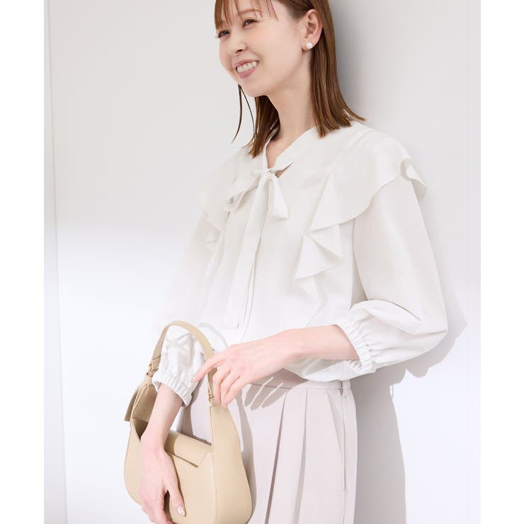 ラッフルリボンデザインシャツ | ROPE' PICNIC | 詳細画像5 