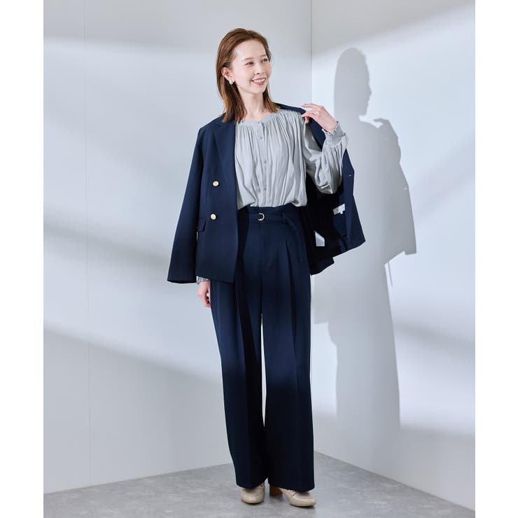 割繊ギャザーブラウス | ROPE' PICNIC | 詳細画像14 