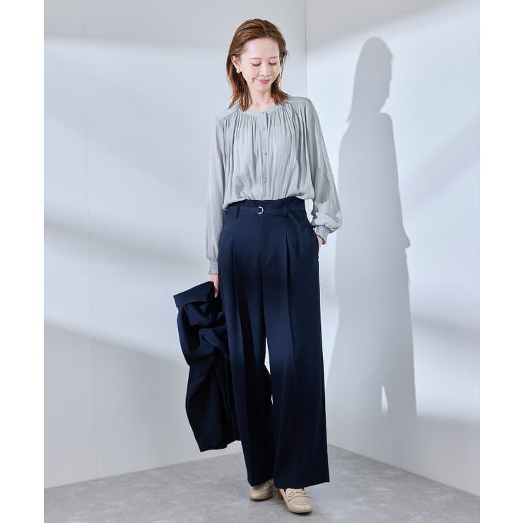 割繊ギャザーブラウス | ROPE' PICNIC | 詳細画像15 