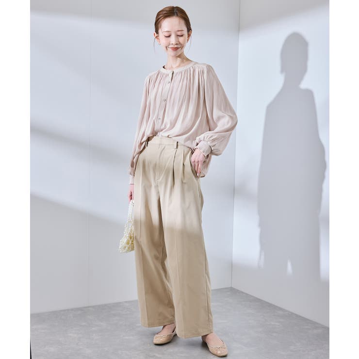 割繊ギャザーブラウス | ROPE' PICNIC | 詳細画像18 