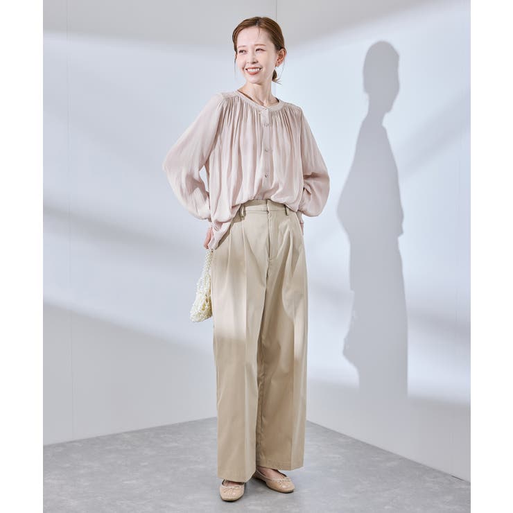 割繊ギャザーブラウス | ROPE' PICNIC | 詳細画像19 