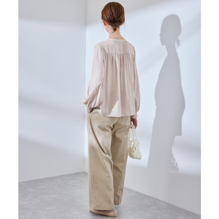 割繊ギャザーブラウス | ROPE' PICNIC | 詳細画像20 