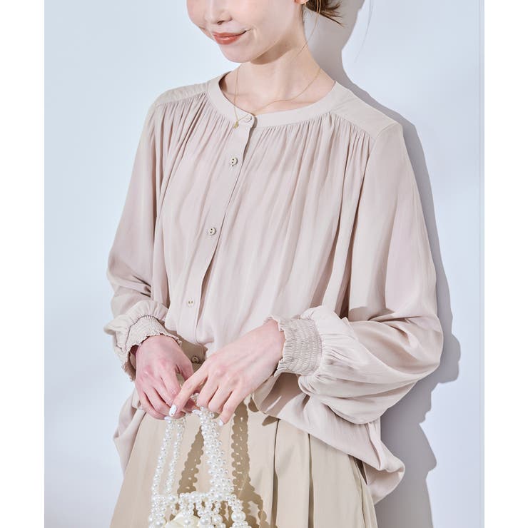 割繊ギャザーブラウス | ROPE' PICNIC | 詳細画像22 