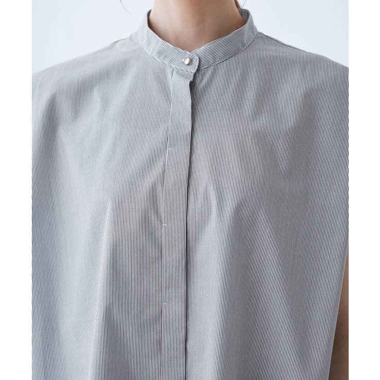 【UVカット・接触冷感・イージーケア】バンドカラーノースリーブシャツ/通勤対応 | ROPE' PICNIC | 詳細画像24 