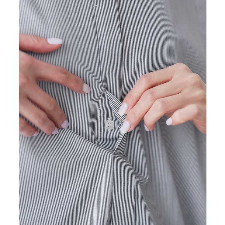 【UVカット・接触冷感・イージーケア】バンドカラーノースリーブシャツ/通勤対応 | ROPE' PICNIC | 詳細画像29 