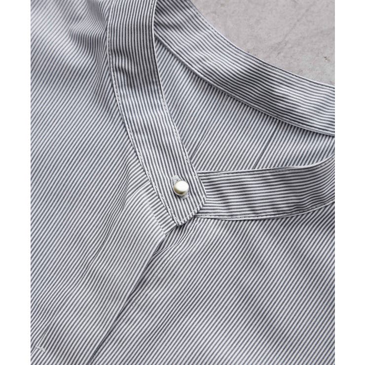 【UVカット・接触冷感・イージーケア】バンドカラーノースリーブシャツ/通勤対応 | ROPE' PICNIC | 詳細画像34 