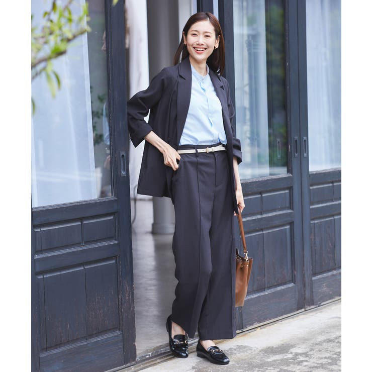 【UVカット・接触冷感・イージーケア】バンドカラーノースリーブシャツ/通勤対応 | ROPE' PICNIC | 詳細画像4 