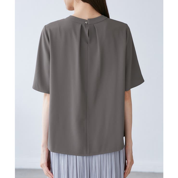 メタルパーツフロントフリルタイブラウス/通勤対応 | ROPE' PICNIC | 詳細画像21 