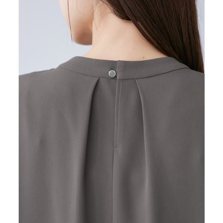 メタルパーツフロントフリルタイブラウス/通勤対応 | ROPE' PICNIC | 詳細画像24 
