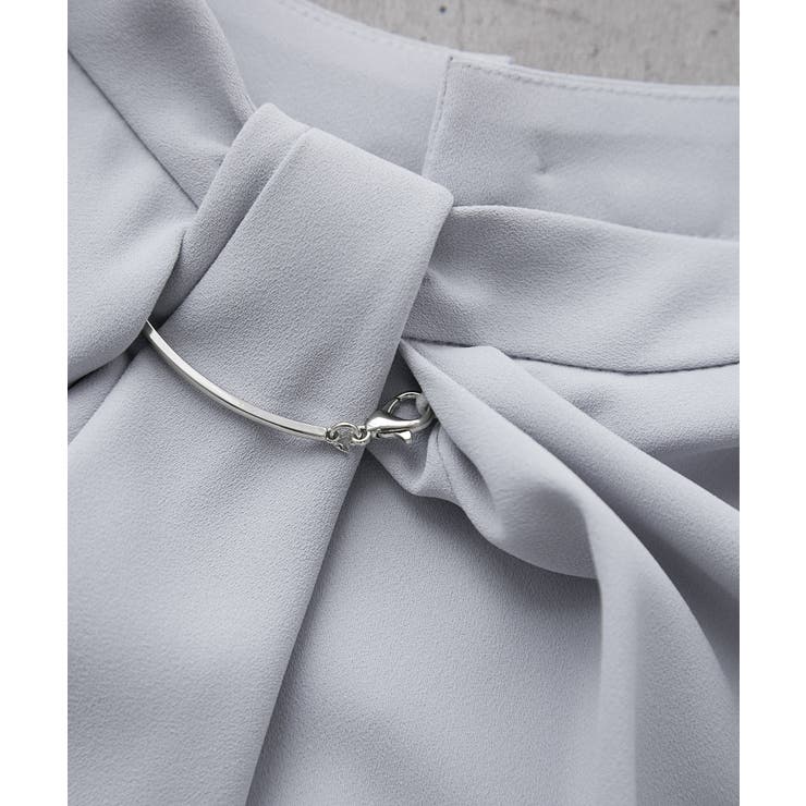 メタルパーツフロントフリルタイブラウス/通勤対応 | ROPE' PICNIC | 詳細画像35 