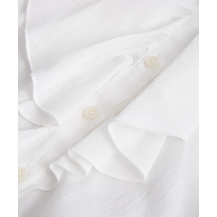 【接触冷感・通気性】お着軽シャツシリーズ/綿ボイルフリルブラウス | ROPE' PICNIC | 詳細画像44 