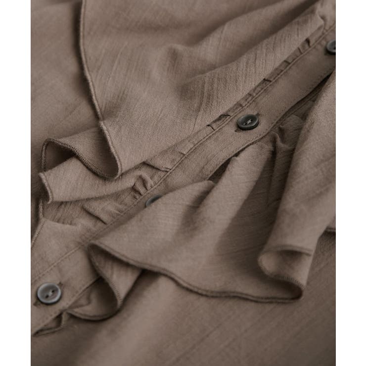 【接触冷感・通気性】お着軽シャツシリーズ/綿ボイルフリルブラウス | ROPE' PICNIC | 詳細画像46 