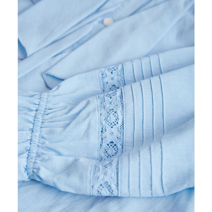 【接触冷感・通気性】お着軽シャツシリーズ/綿ボイルフリルブラウス | ROPE' PICNIC | 詳細画像48 