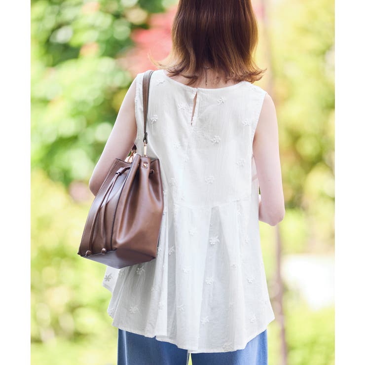 3Dレースノースリーブブラウス | ROPE' PICNIC | 詳細画像16 