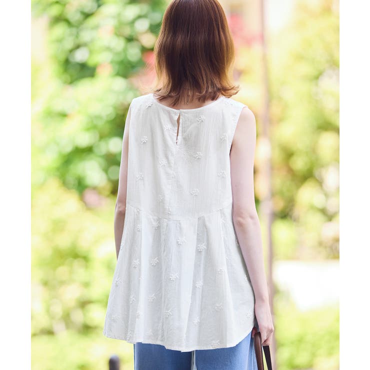 3Dレースノースリーブブラウス | ROPE' PICNIC | 詳細画像17 