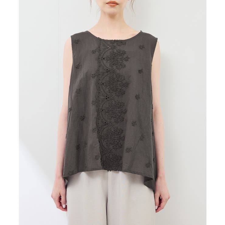 3Dレースノースリーブブラウス | ROPE' PICNIC | 詳細画像25 