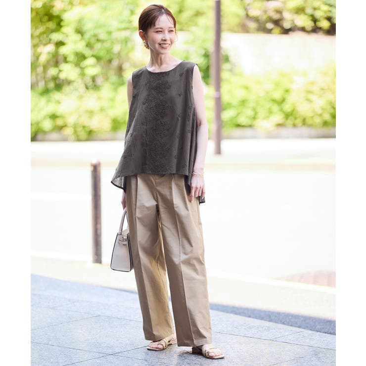 3Dレースノースリーブブラウス | ROPE' PICNIC | 詳細画像4 