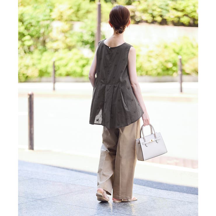 3Dレースノースリーブブラウス | ROPE' PICNIC | 詳細画像5 