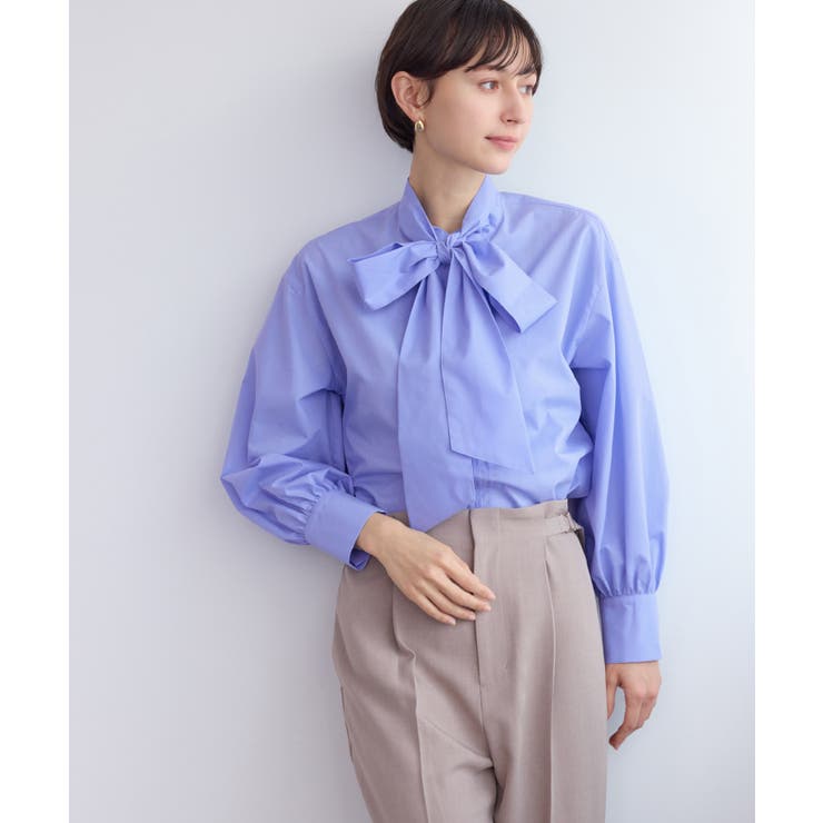 ボウタイリボンシャツ/花粉ガード・防シワ | ROPE' PICNIC | 詳細画像10 