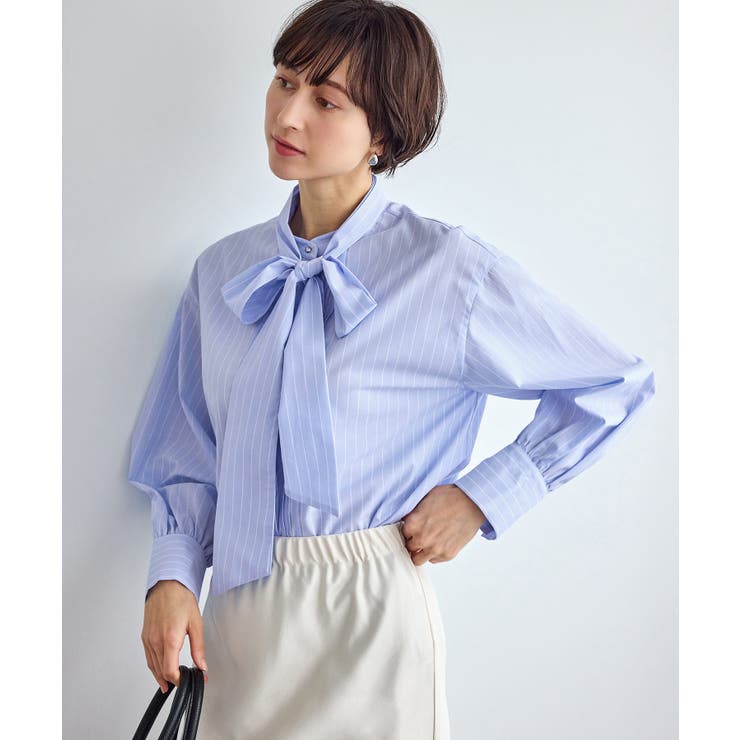 ボウタイリボンシャツ/花粉ガード・防シワ | ROPE' PICNIC | 詳細画像15 