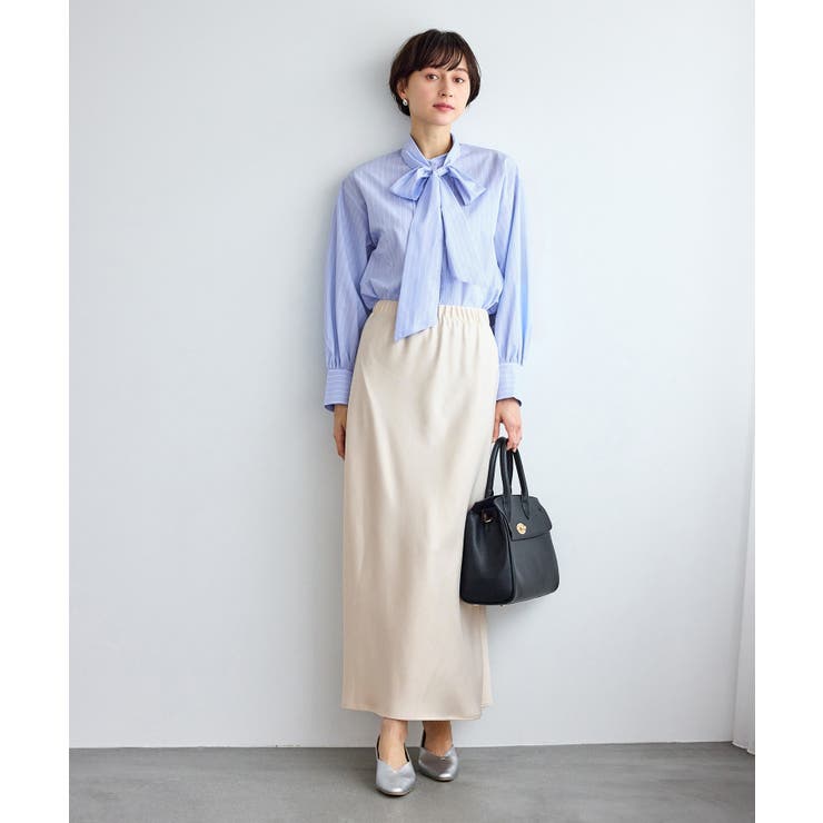 ボウタイリボンシャツ/花粉ガード・防シワ | ROPE' PICNIC | 詳細画像19 