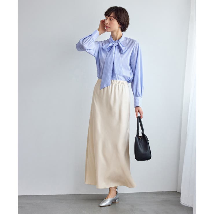 ボウタイリボンシャツ/花粉ガード・防シワ | ROPE' PICNIC | 詳細画像20 