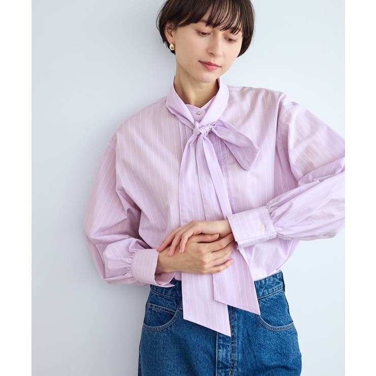 ボウタイリボンシャツ/花粉ガード・防シワ | ROPE' PICNIC | 詳細画像26 