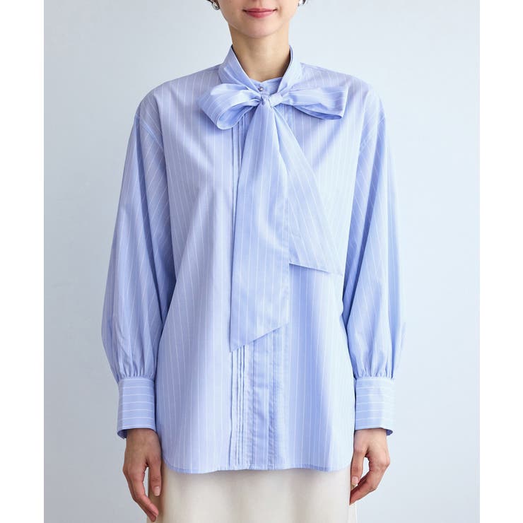 ボウタイリボンシャツ/花粉ガード・防シワ | ROPE' PICNIC | 詳細画像30 