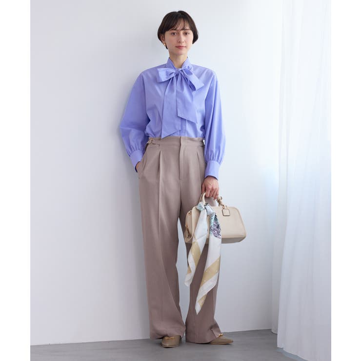 ボウタイリボンシャツ/花粉ガード・防シワ | ROPE' PICNIC | 詳細画像7 