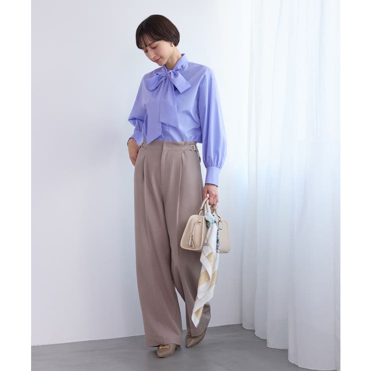 ボウタイリボンシャツ/花粉ガード・防シワ | ROPE' PICNIC | 詳細画像8 