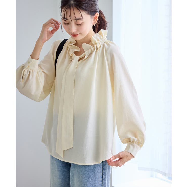 クリーム(83) | ネックコンシャスデザインシャツ/イージーケア | ROPE' PICNIC