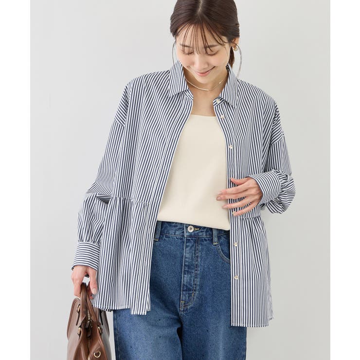 ペプラムシャツブラウス/UVカット・防シワ | ROPE' PICNIC | 詳細画像17 