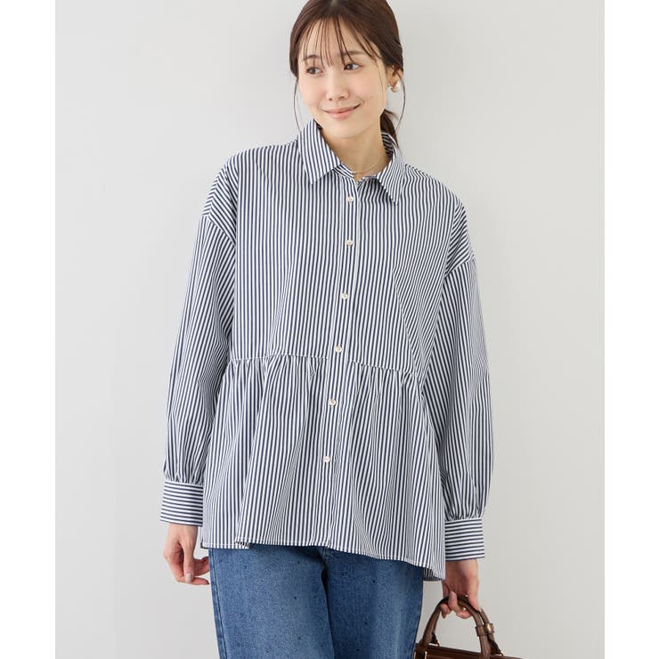 ペプラムシャツブラウス/UVカット・防シワ | ROPE' PICNIC | 詳細画像18 