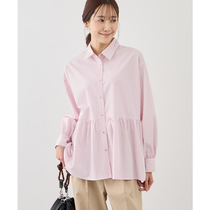 ペプラムシャツブラウス/UVカット・防シワ | ROPE' PICNIC | 詳細画像29 