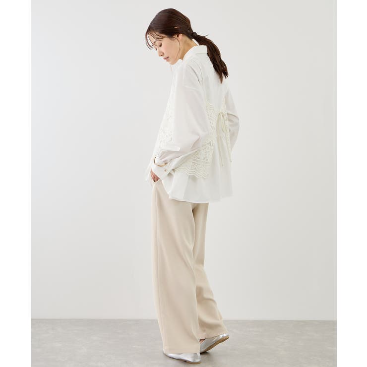 ペプラムシャツブラウス/UVカット・防シワ | ROPE' PICNIC | 詳細画像7 